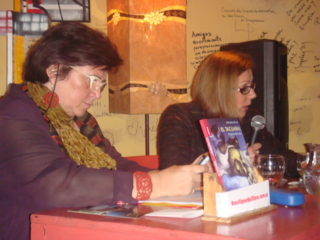 En la Boutique del Libro de San Isidro (Buenos Aires) con Patricia Delmar, 2011.