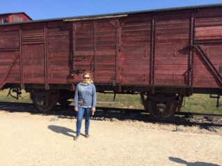 De espaldas al horror, Auschwitz, Polonia 2019